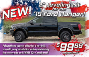 daystar 2" leveling kit for 2019 Ford Ranger