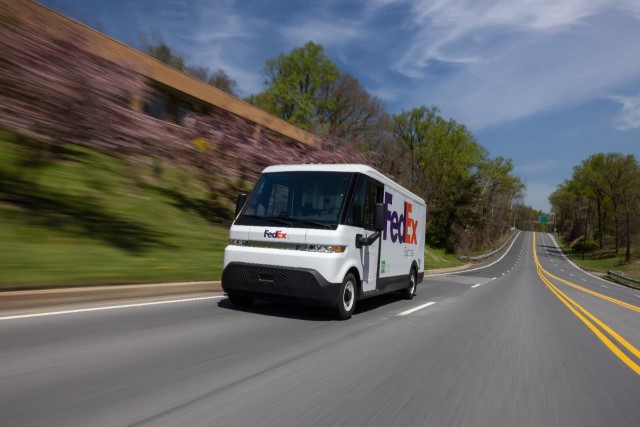 gm brightdrop fedex ev van